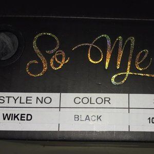 So Me Wiked Black size 10